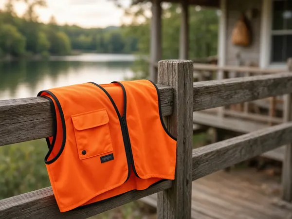 Hunting vest, blaze orange